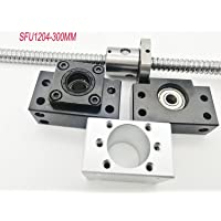 SFU1204 Kit de tornillo de bolas de 300 mm + Set BK-BF10 Kit + 1204 Tornillo de bolas RM1204 L300 mm Tornillo de bola…